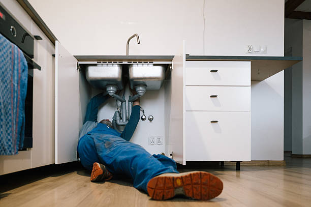 Professional Drain Cleaning technician working in Carter Lake, IA